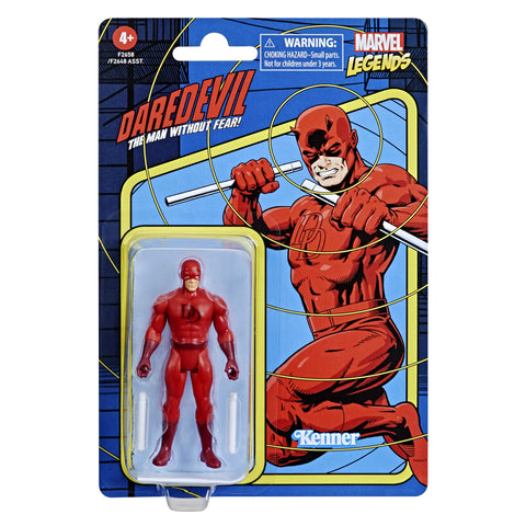 Marvel Hasbro Legends 3.75-inch Scale Retro 375 Collection Daredevil Action Figure Toy