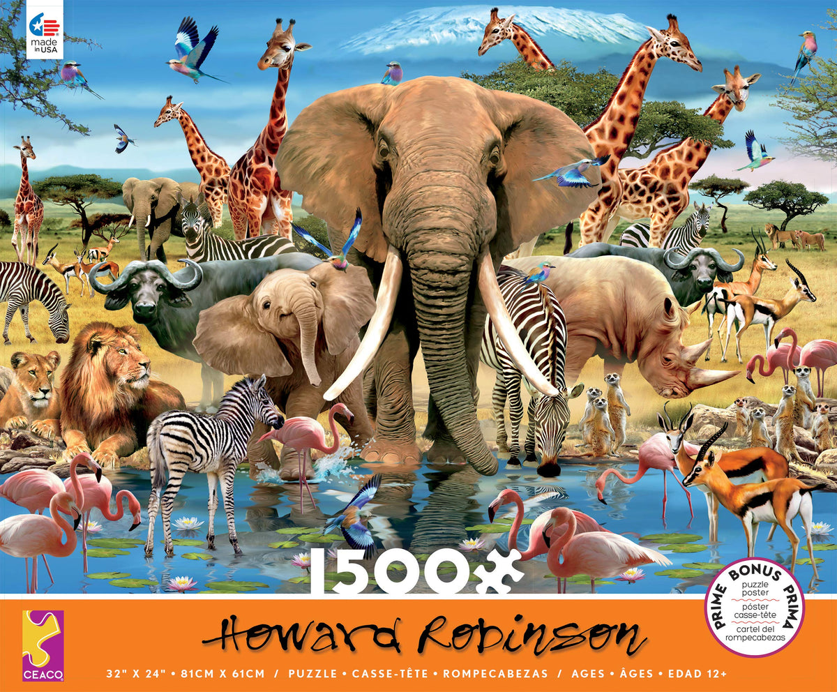 Ceaco - Howard Robinson - Africana Puzzle - - 1500 Piece Jigsaw Puzzle