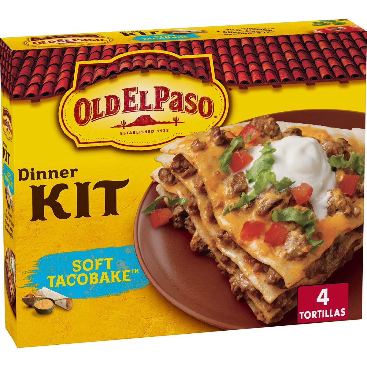 Old El Paso Soft Taco Bake Dinner Kit 8.4 oz Box (pack of 6)