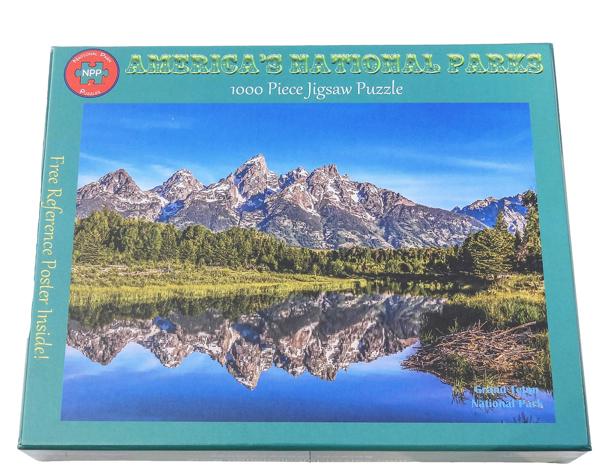 Grand Teton National Park Schwabacher Landing 1000 Piece Puzzle