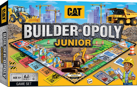 MasterPieces Kids & Family Board Games - Caterpillar Builder Opoly Jr. - Officially Licensed Board Games for Kids, & Family