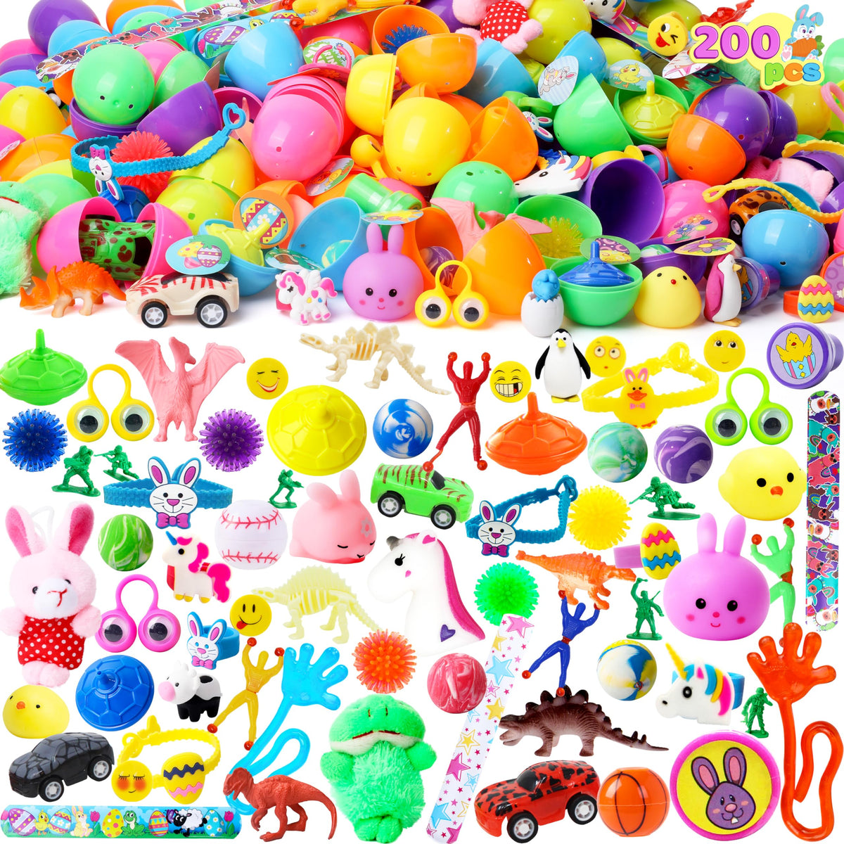 JOYIN Traditiional Assorted Eggs with Novelty Toys