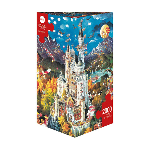 Heye Triangular Bavaria Ryba Puzzles (2000-Piece)