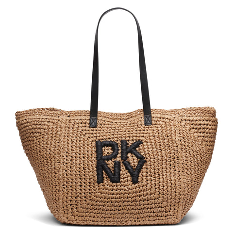 DKNY Magnet Casual Tote, Natural/Black