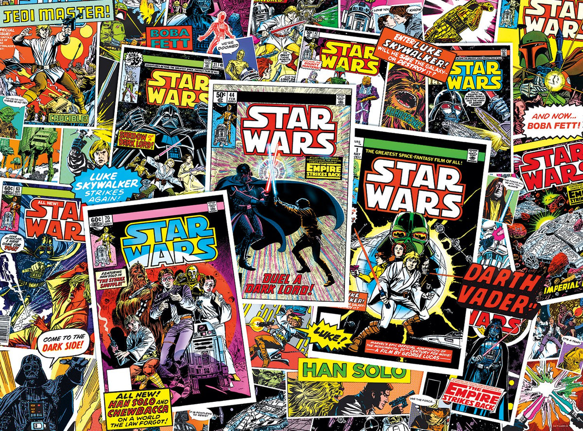 Star Wars Collage: Classic Comic Books - 1000 Piece Jigsaw Puzzle