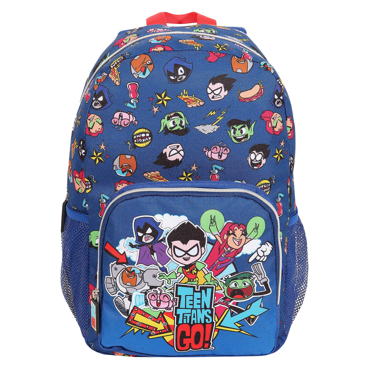 DC Teen Titans Go Characters Backpack, Kids, One Size, Multicoloured, Official Merchandise