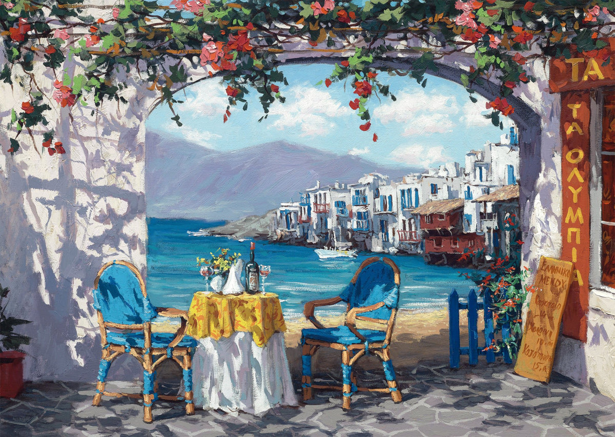 Schmidt Spiele 59396 "Sam Park-Rendez-Date at Mykonos Puzzle (1000-Piece)