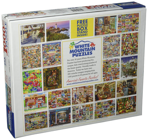 White Mountain Puzzles Beach Day Seek & Find - 1000 Piece Jigsaw Puzzle