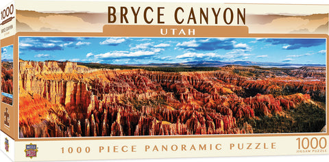 Masterpieces 1000 Piece Jigsaw Puzzle For Adults, Family, Or Kids - Bryce Canyon Panoramic - 13"x39"