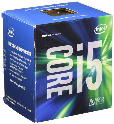 Intel Boxed Core I5-6600 FC-LGA14C 3.30 Ghz 6 M Processor Cache 4 LGA 1151 BX80662I56600