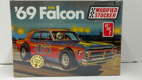 AMT 30142 1969 Ford Falcon Modified Stocker 1:25 Scale Plastic Model Kit - Requires Assembly