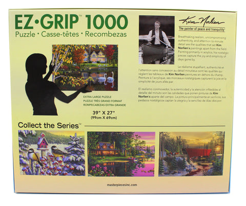 MasterPieces Autumn Reflections EZ Grip Jigsaw Puzzle, Art by Kim Norlien, 1000-Piece