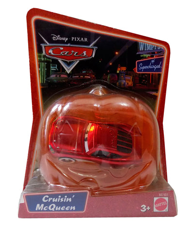 Cars Cruisin Mcqueen Pumpkin Halloween Edition Blister Pixar Disney 1:55 Scale Mattel