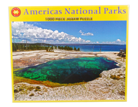 Yellowstone National Park Abyss Pool 1000 piece puzzles for Adults