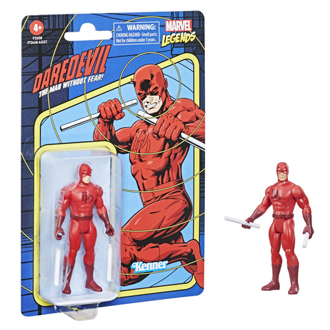 Marvel Hasbro Legends 3.75-inch Scale Retro 375 Collection Daredevil Action Figure Toy