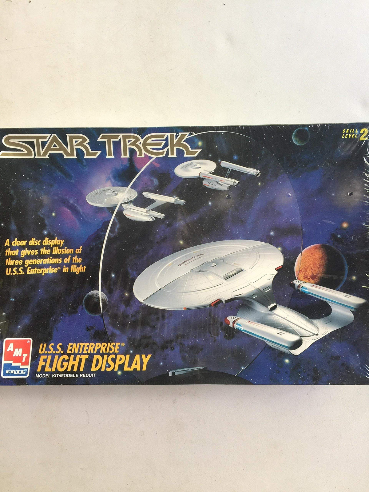 AMT Star Trek USS Enterprise Flight Display Model Kit