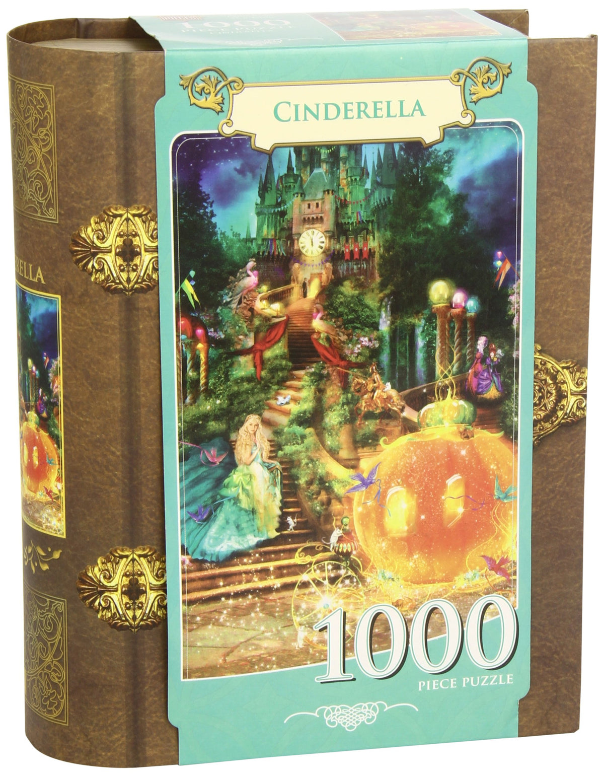 MasterPieces Cinderella Book Box Jigsaw Puzzle, 1000-Piece