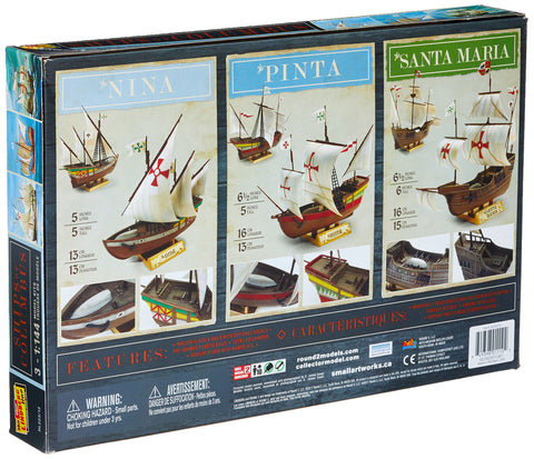 Lindberg - Nina, Pinta & Santa Maria (3 Pack), 1:144 (HL223)