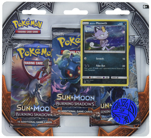 Pokemon Tcg Sun & Moon Burning Shadows Three-Booster Blister