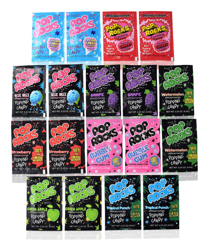 Pop Rocks Pack - 9-Flavor Variety-18 Piece