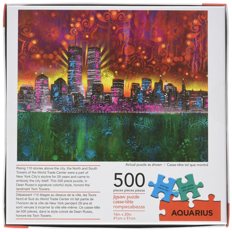 Aquarius Dean Russo Twin Towers Jigsaw Puzzle