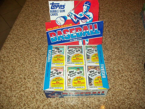 TOPPS 1988 BASEBALL CELLO BOX 24 PACKS 28 CARDS PER PACK