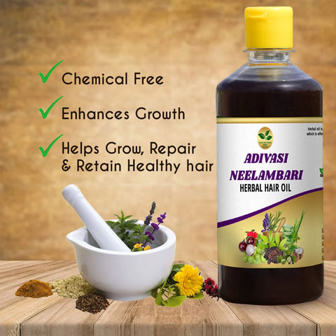 Adivasi Neelambari Herbal Hair Oil 250ml