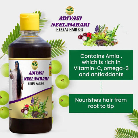 Adivasi Neelambari Herbal Hair Oil 250ml