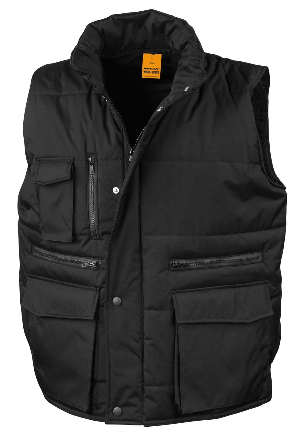 Result Workguard Gilet Bodywarmer Black Large