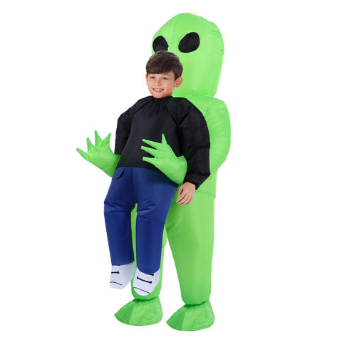 TOLOCO Inflatable Costume, Inflatable Alien Costume Kids, Halloween Blow up Costume